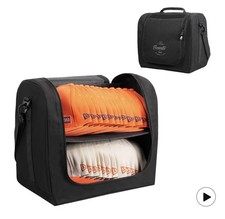 Large Hat Bag for Baseball Caps, Travel Hat Organizer Case Holds 20-24 Caps