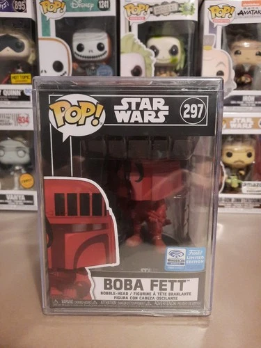 Funko Pop! Star Wars Boba Fett #297 (Futura Red WonderCon Exclusive)