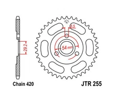 JT Steel Rear Sprocket 420 37T #JTR255.37 Honda Z50A Mini Trail/Z50R