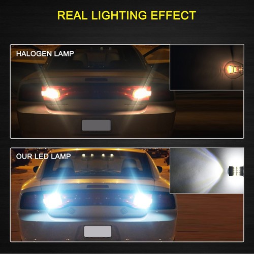 48-SMD 1156 LED Backup Reverse Parking Brake Turn Signal Lights DRL 6000K 2400LM - Picture 5 of 9