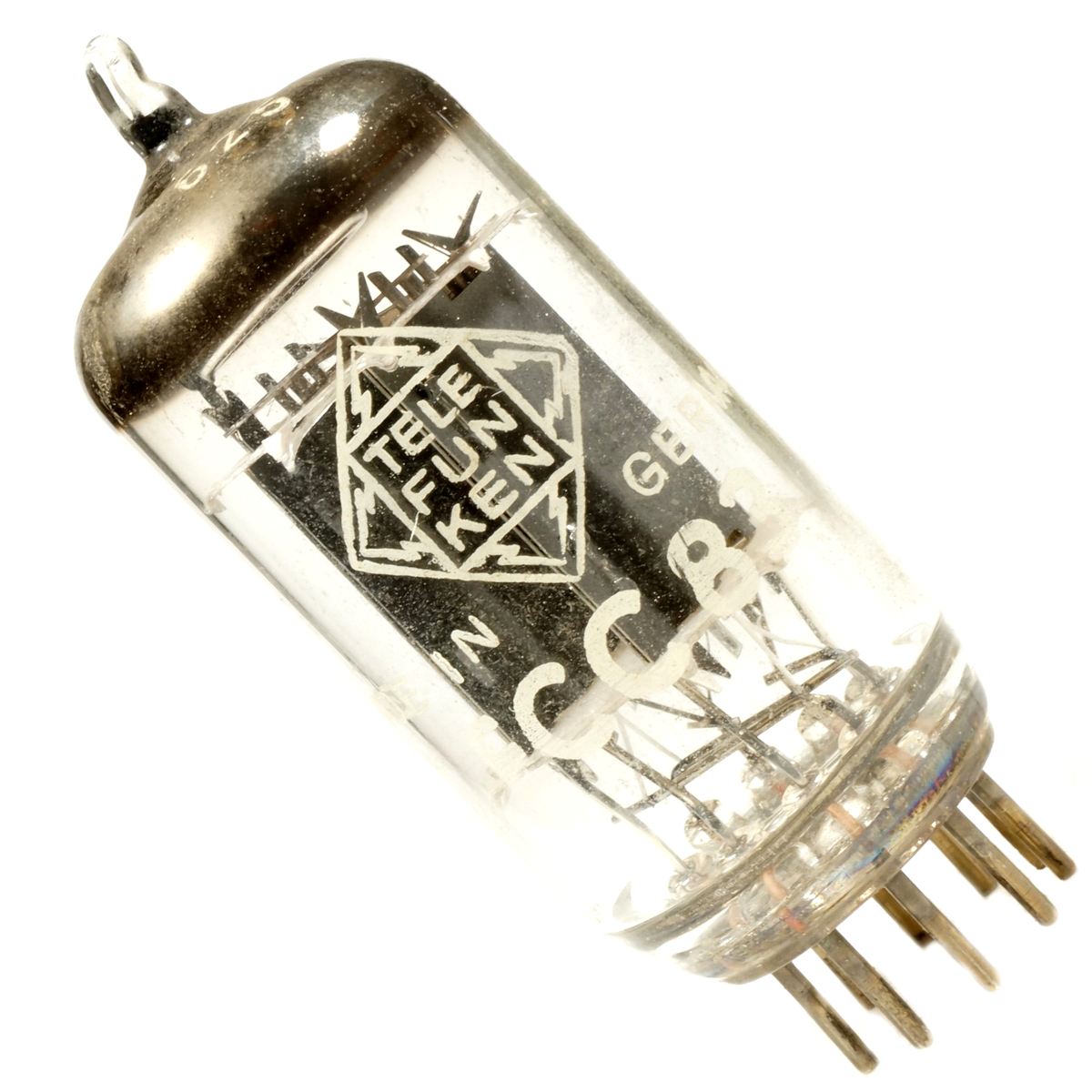 【極希少】Telefunken 12AX7 ECC83 ダイヤマーク 2本b_9 Tested Vintage TELEFUNKEN ECC83 12AX7 Vacuum Tube Germany Very