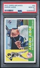 2017 Archives Aaron Judge Rookie #62 PSA 10 NY Yankees HOF