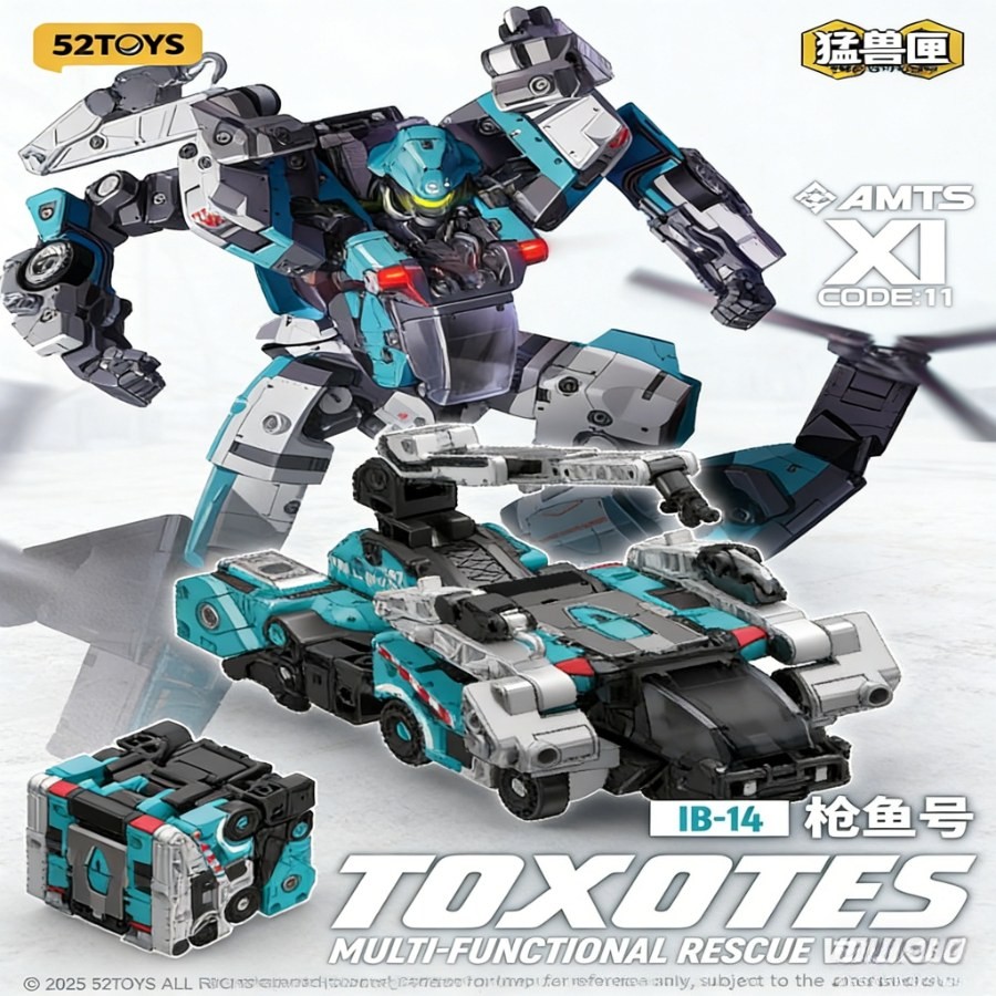 52TOYS BeastBox IB-14 Toxotes Mecha Transform Action Figure