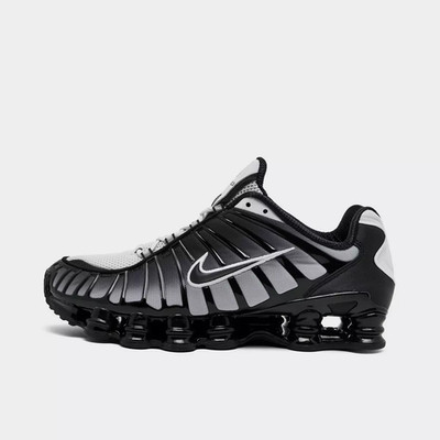 Men s Nike Shox TL Shoe-Black/Pure Platinum/White