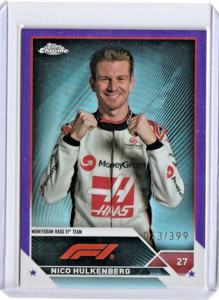 Nico Hulkenberg Purple /399 - 2023 Topps Chrome #46 Formula 1 F1