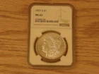 1879 San Francisco-Graded MS62-$1 Morgan Silver Dollar-Free shipping-#64