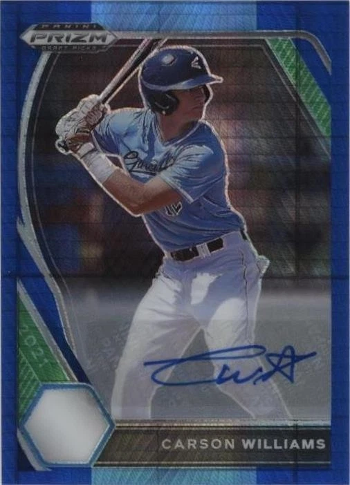 Blue & Carolina Blue Hyper Prizm Autographs