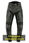 Leather Motorbike Motorcycle Trousers Sports Biker Mens Racing With CE Armour