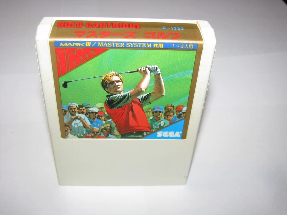 Masters Golf Sega Mark III Master System SMS Japan import +Box Manual US Seller - Image 3 of 4