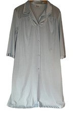 Vintage Vanity Fair Blue Nightgown Nightie Made in USA 100 Nylon Sz M Long
