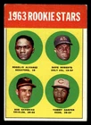 1963 Topps #158 Rookie Stars Alvarez/Roberts/Saverine/Harper RC VG/EX