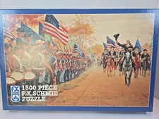 Vintage FX Schmid 1996 Washington At Carlisle 1500 pc Jigsaw Puzzle Patriotic