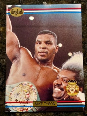 1991 Ringlords Boxing ''Iron'' Mike Tyson Sample PROMO Card Prototype