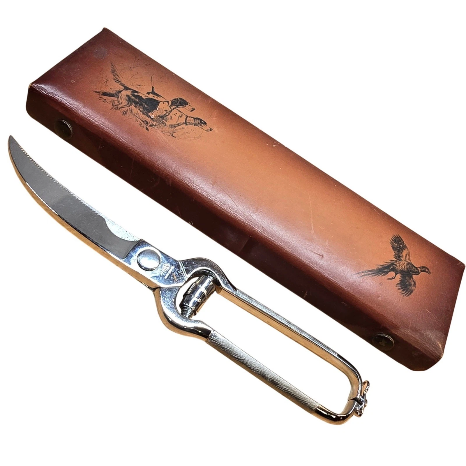 VTG VOOS Poultry Kitchen Utility Stainless Steel Shears with Case Pheasant Hunt
Opens in a new windo