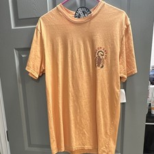 Sullen Art Collective Premium Scorpion Graphic T-Shirt Orange Crew M Men's