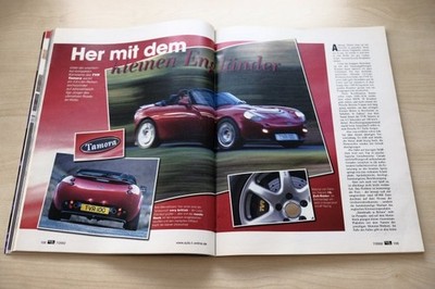 Auto Motor Sport AMS 07/2002 TVR Tamora 3.6 mit 350PS im Fahrbericht auf 4 Seite