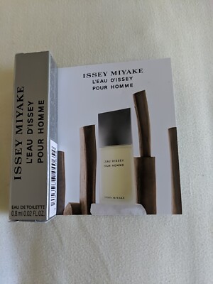 L'EAU D'ISSEY POUR HOMME by ISSEY MIYAKE EAU DE TOILETTE CARDED Sample SPRAY NEW