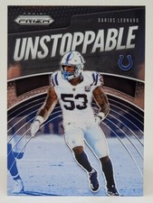2019 Panini Prizm Football Unstoppable UN-DL Darius Leonard
