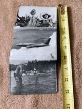 Vintage Wien Air Alaska Airline Vitronic NU-VIEW Billfold Wallet 1968-73