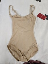 Capezio Women's Camisole Leotard Adjustable Straps Size XS Color Nude NWT 1T