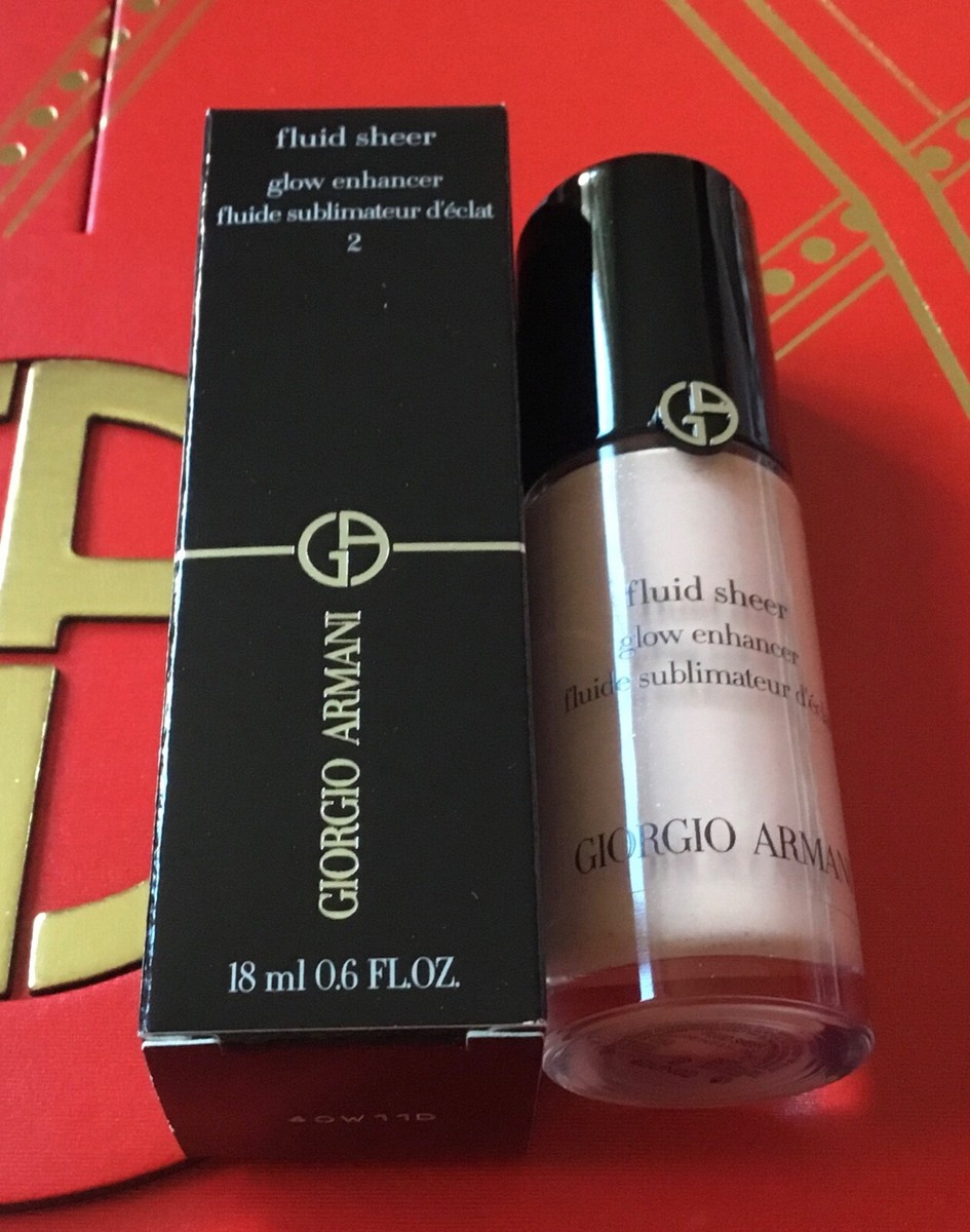 Sheer Glow Enhancer Giorgio Armani Fluid Sheer Foundation Giorgio