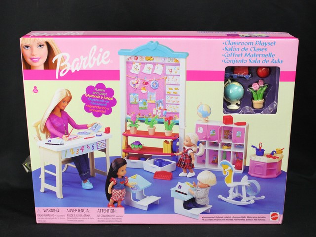 barbie classroom playset