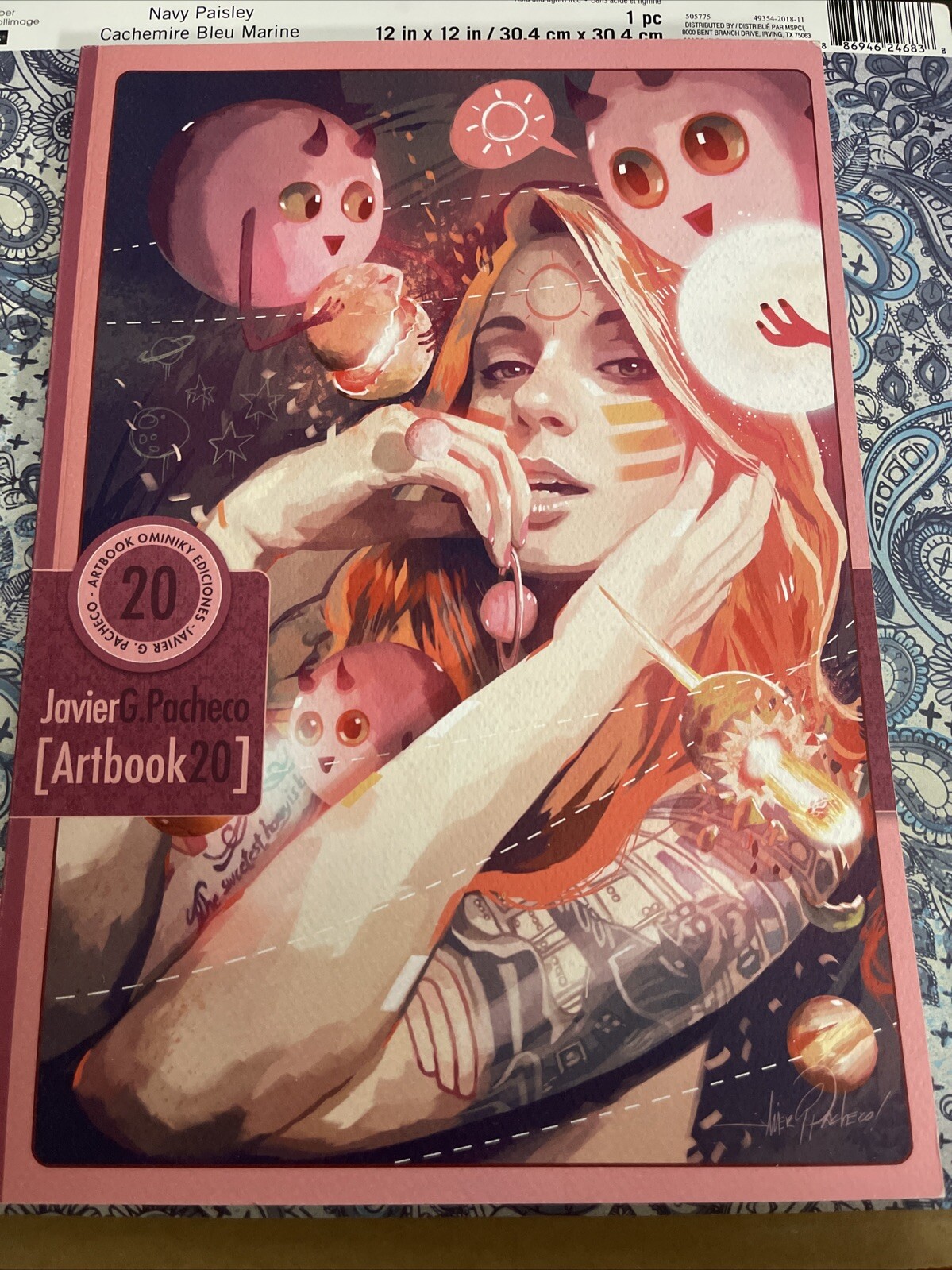 LIBRO DE ARTE JAVIER G PACHECO 20 EDICIONES OMINIKY 2016 cuaderno de bocetos españa sin texto