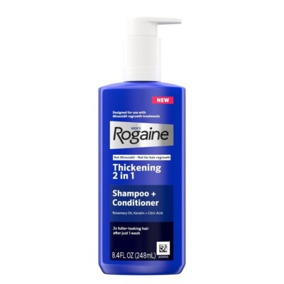 Rogaine Men s 2 in 1 Thickening Shampoo + Conditioner 8.4oz