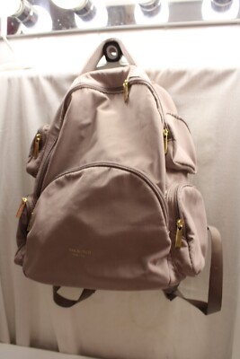 New Isaac Mizrahi Viral TikTok Backpack Baby Travel Laptop Bag CreamMulti Pocket