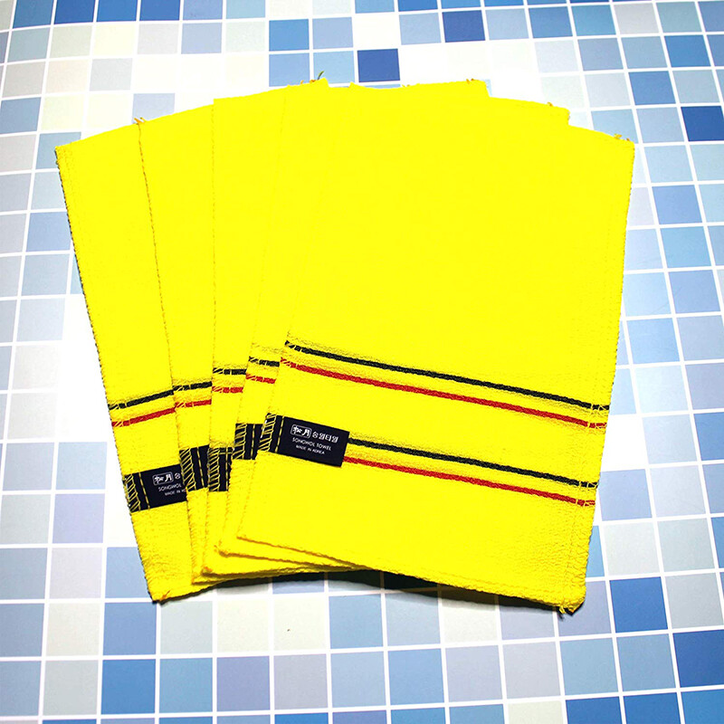 Songwol Korean Exfoliating Bath Mitt Scrub Washcloth Viscos Towel Large