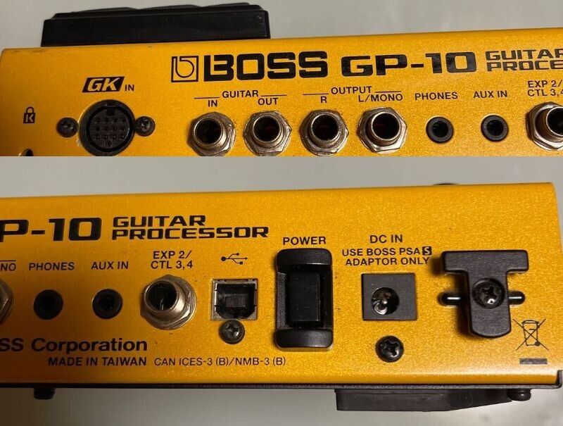 BOSS GP-10 with GK-3 Guitar Processor Multi-Effects Synth BOSS GP-10 with GK-3 Guitar Processor Multi-Effects Synth