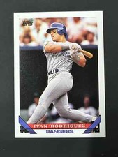 1993 Topps Baseball Ivan Rodriguez Rangers Base Card 360