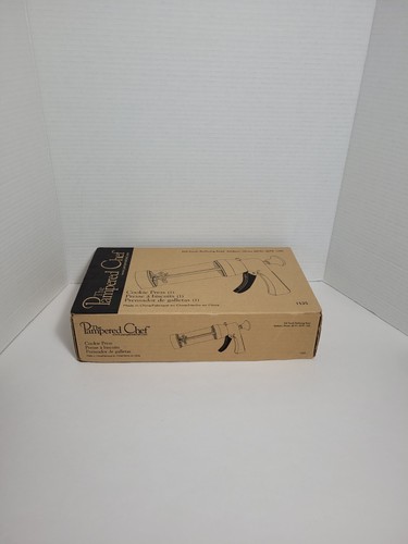 The Pampered Chef Biscottiera Pressa con 16 Dischi Beige #1525 Natale Vacanze Nuovo - Foto 2 di 15