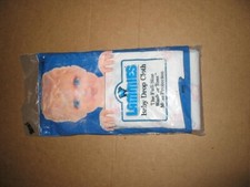 Vtg NOS 1987 Lammies Baby Drop Cloth Wash Or Toss Mess Protector