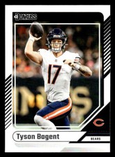 2024 Donruss #276 Tyson Bagent Card Chicago Bears