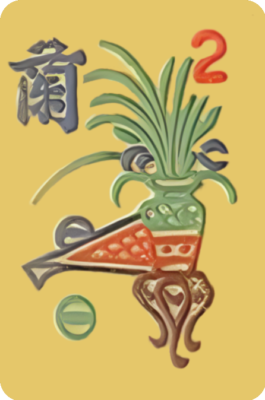 Mah Jongg Jong Mahjong 10 Adesivi Joker Fiori - Set #930b - Foto 12