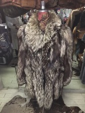 Pelliccia donna volpe argentata. Taglia 44. Marca Alberto Monti - Saga Fox