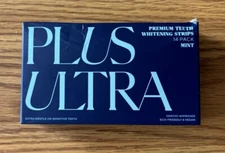 PLUS ULTRA Premium Teeth Whitening Strips (14 Pack) - Mint (NIB Note) Exp 05/26