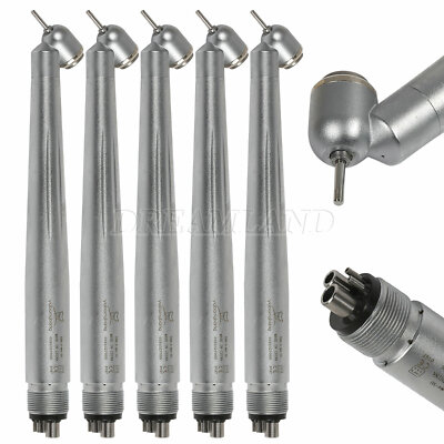 1-5 Dental 45 Degree Surgical High Speed Handpiece Push Button