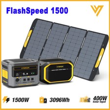 VTOMAN FlashSpeed 1500 Portable Power Station 1548Wh LFP Solar Generator 1500W