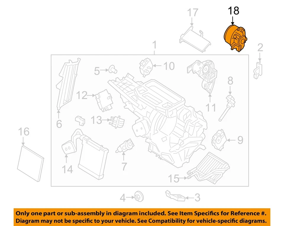 Motor soplador de climatización usado se adapta a: Ford Fiesta 2016 grado A Foto 3 de 4