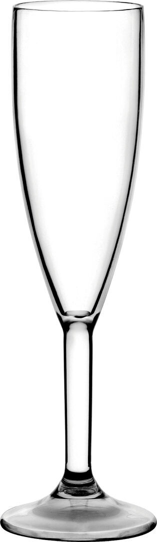 Diamond Flute Wine Drinks Glasses For Bars And Events 7Oz (20Cl) Pack Of 12