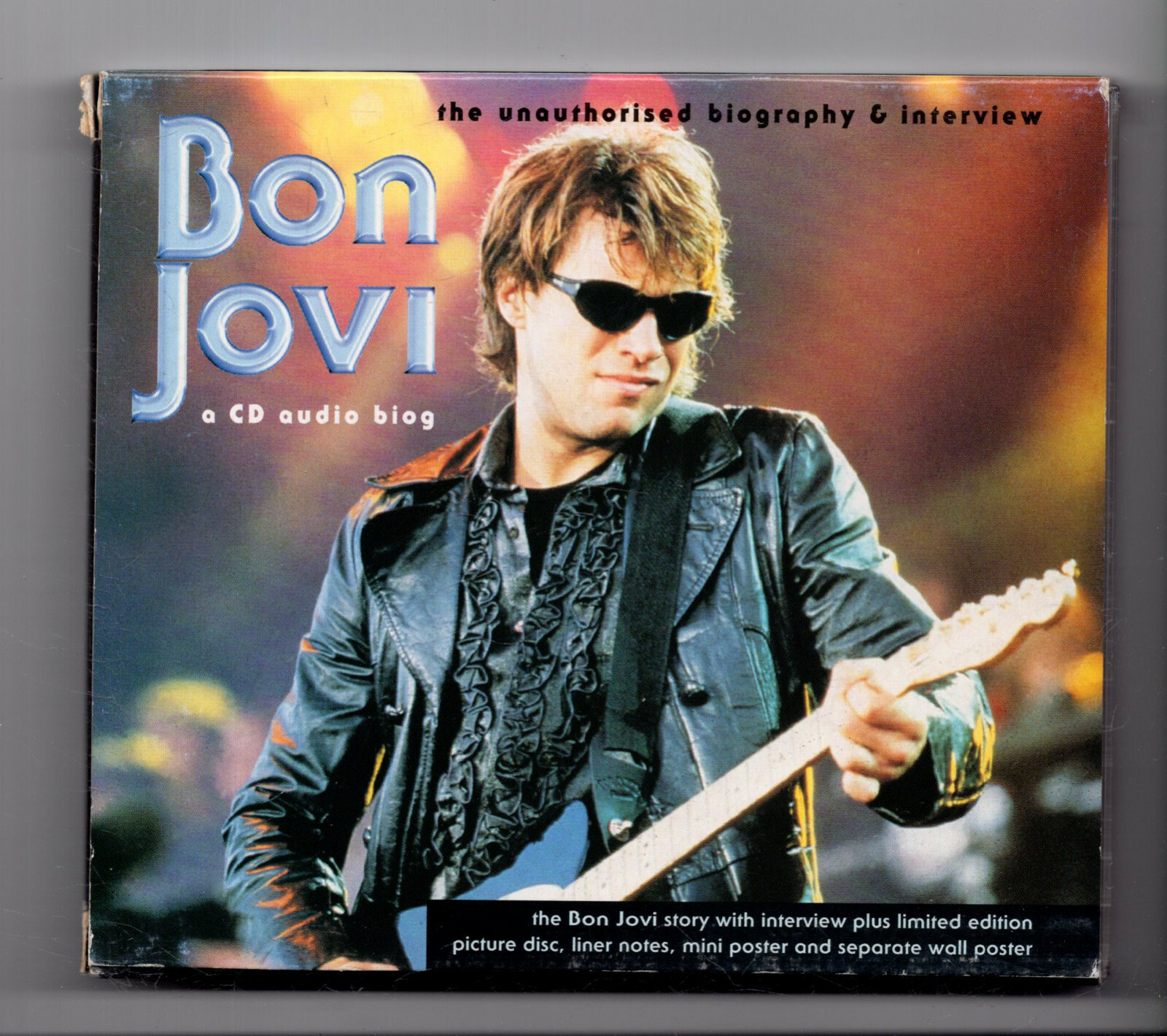 (JO464) Bon Jovi, The Unauthorised Biography & Interview - 2000 CD