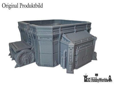 Tabletop Gelände Gebäude - Outpost Station von ''Forbidden Prints''