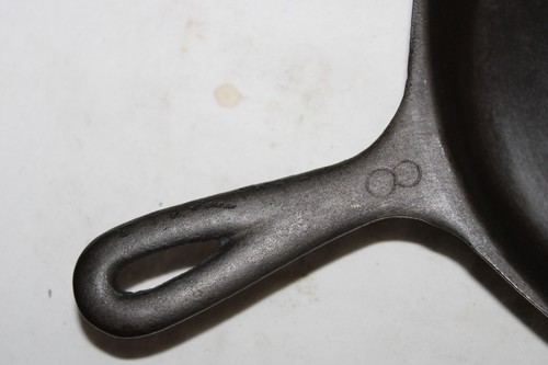 Martin Stove & Range #8 Cast Iron Skillet Hamburger Logo w/ Heat Ring - Picture 14 of 24