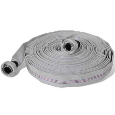 NNEVL Fire Hose Flat Hose 30 m with D-Storz Couplings 1 Inch