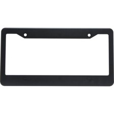 1x Black Blank Plain Plastic License Plate Frame Universal 1x Black Blank Plain Plastic License Plate Frame Universal