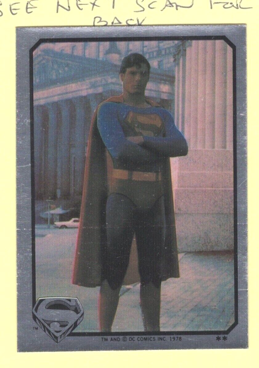 レア 1978 SUPERMAN Sunbeam シール ビンテージ PSA 5 最新作の レア 1978 SUPERMAN Sunbeam シール ビンテージ PSA 5