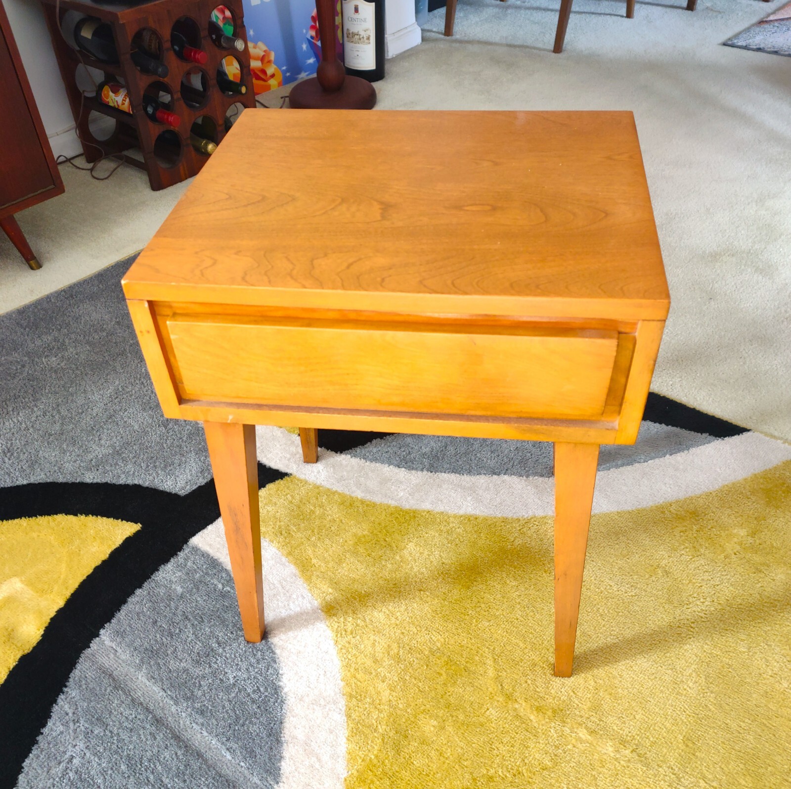 MIDCENTURY NIGHTSTAND DESIGN BY LESLIE DIAMOND CONANT BALL BIRCH 1950 eBay