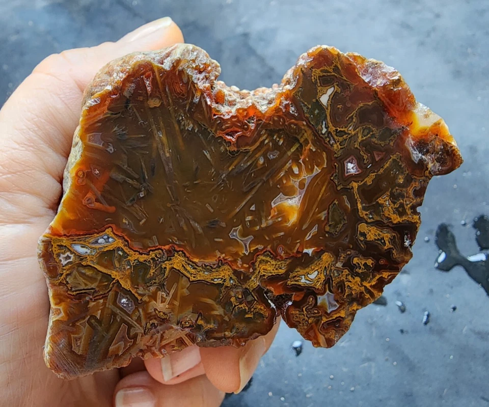 16.61 oz (471 gr) Carnelian Agate Rough, Cabbing Rough, Cabbing Slabs, Cabbing - Image 4 of 4